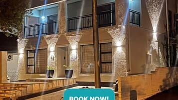 Majoituspaikan julkisivu