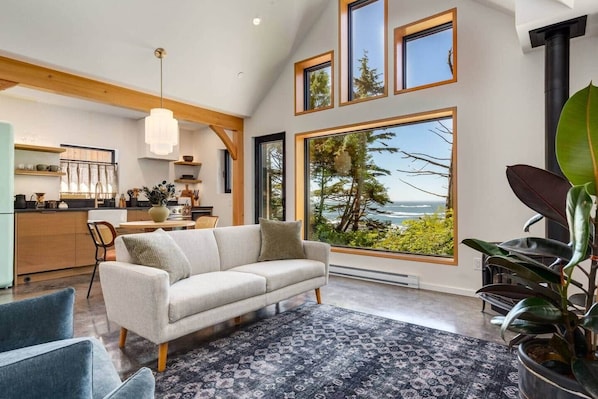 Smart-tv och eldstad