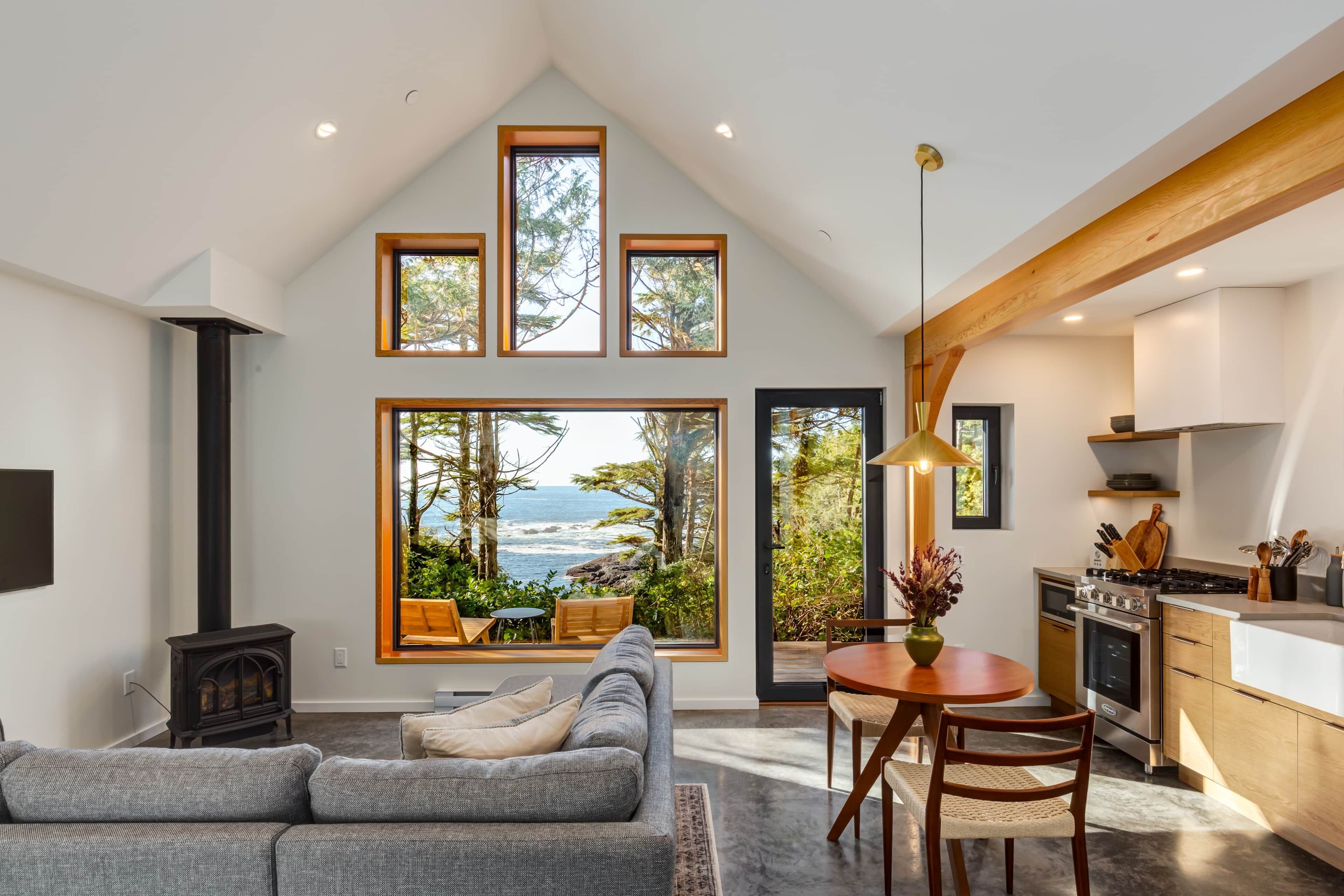 TV connectée, cheminée