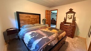 2 bedrooms, bed sheets