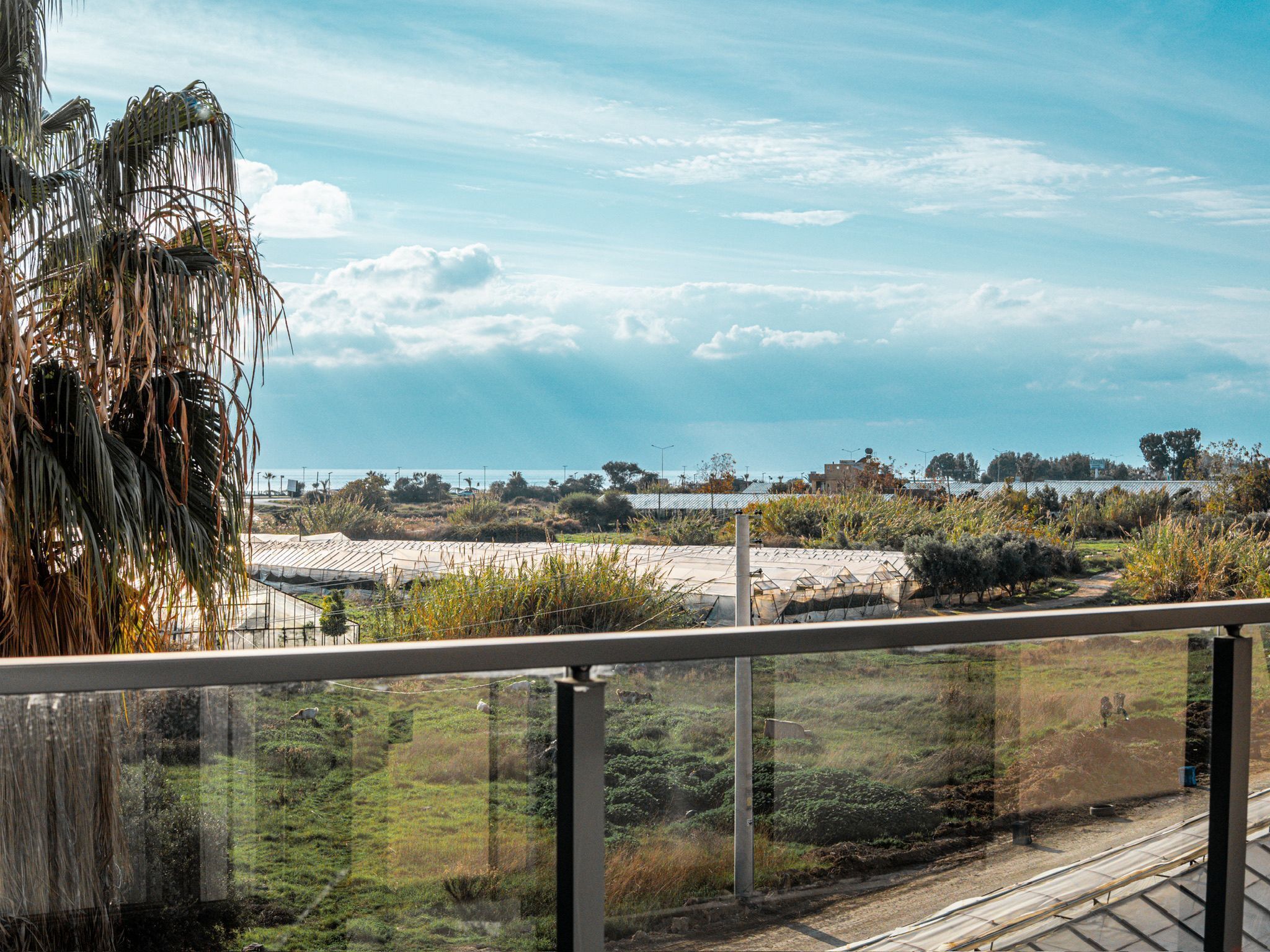 Uitzicht vanuit accommodatie