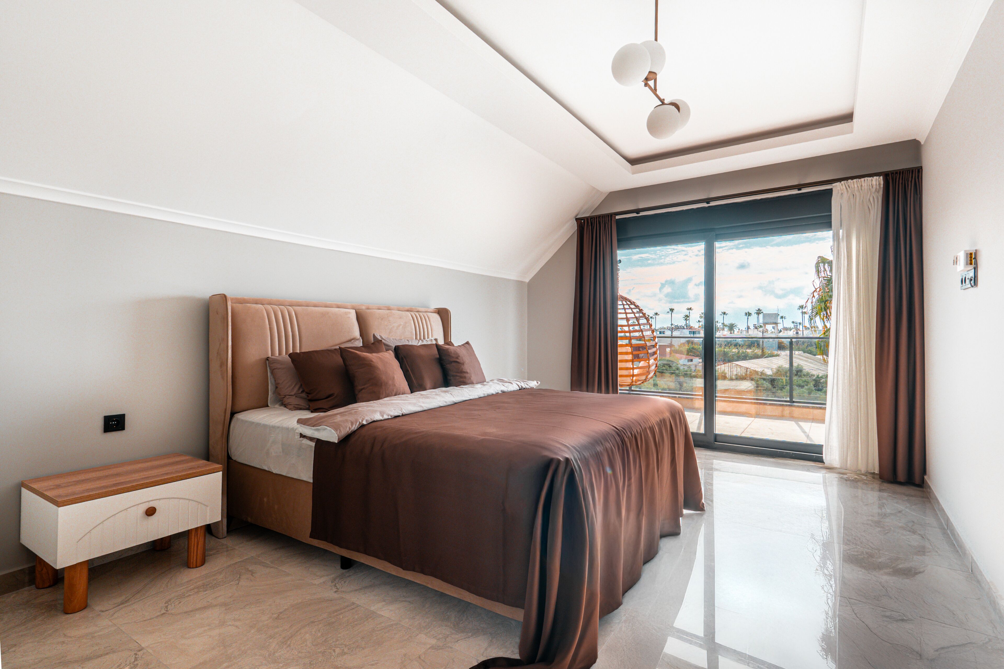 Comfort Villa, 3 Bedrooms, Balcony, Sea View | Egyptian cotton sheets, premium bedding, individually decorated