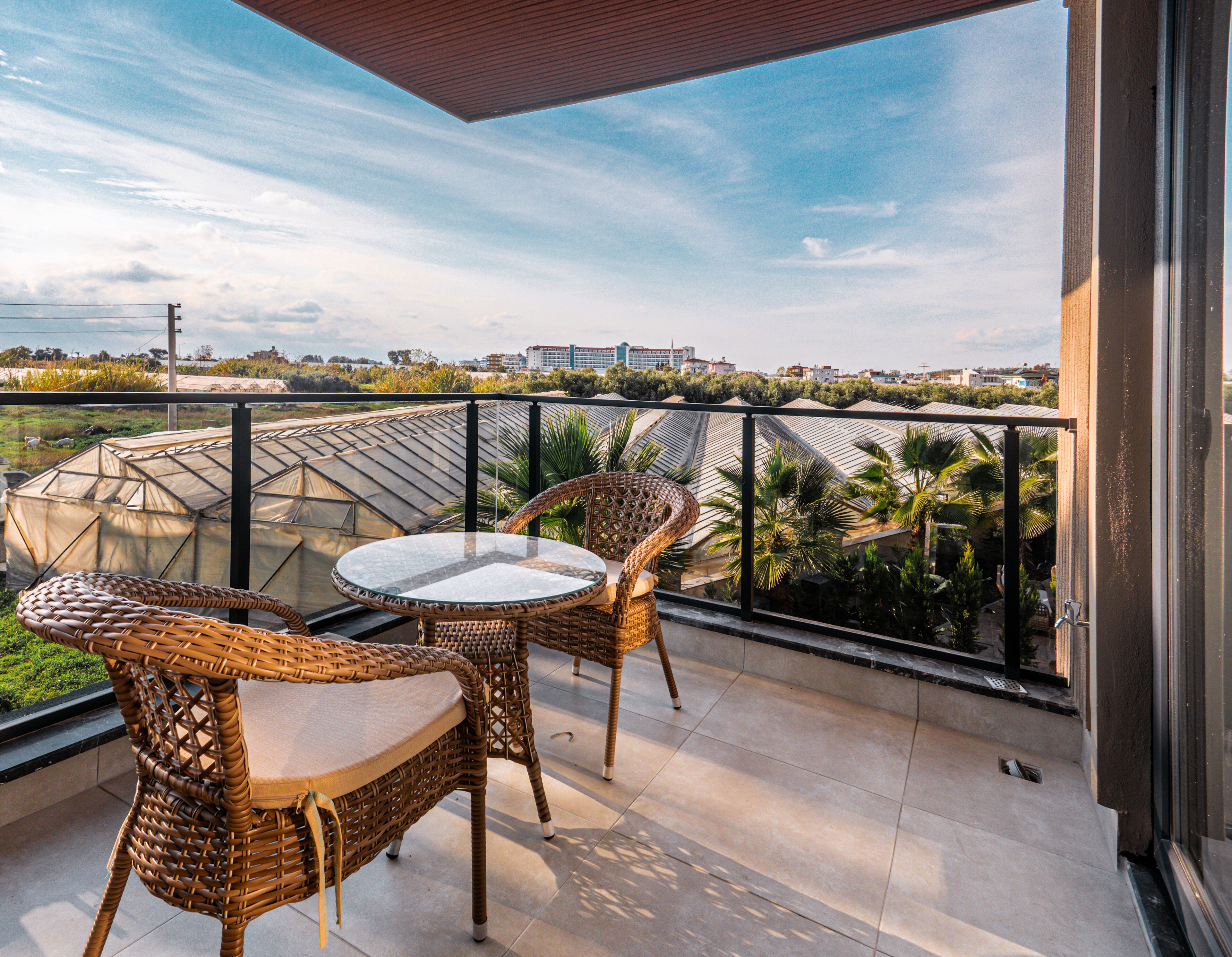Villa Confort, 3 habitaciones, balcón, vistas al mar | Vistas del balcón