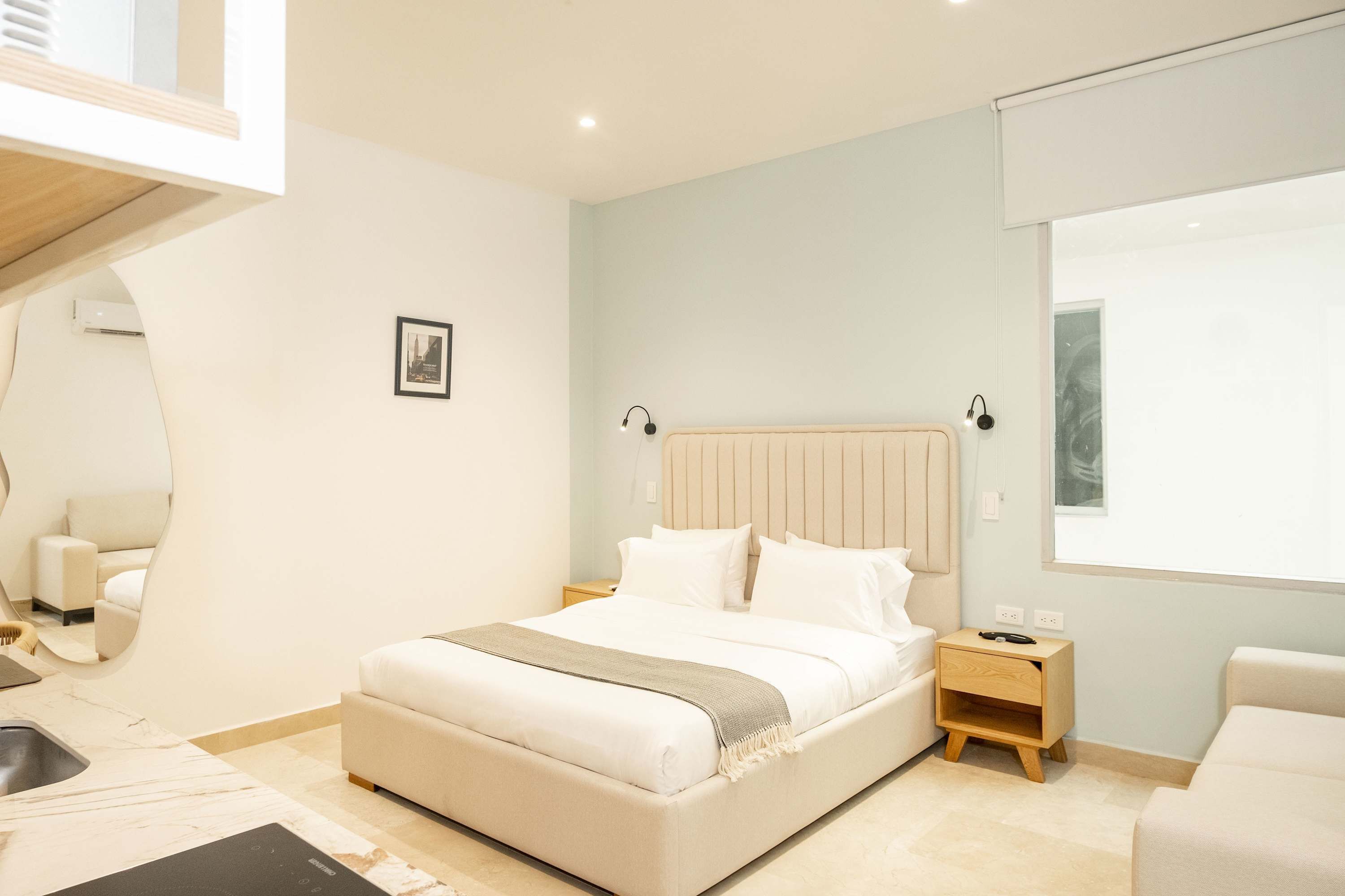 1 bedroom, desk, iron/ironing board, WiFi