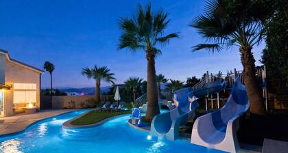 Lazy River Resort • Giant Slides • Splash Park • Outdoor Games • Arcade •Theater