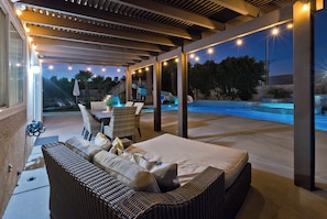 Outdoor dining - Lazy River Resort • Giant Slides • Splash Park • Outdoor Games • Arcade •Theater (Indio)
