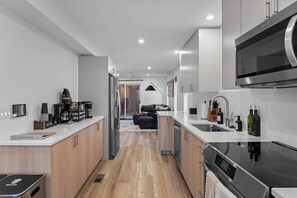 Fridge, microwave, oven, stovetop - Organic Modern SoBo Home | 8 Min to Downtown Denver (Denver)