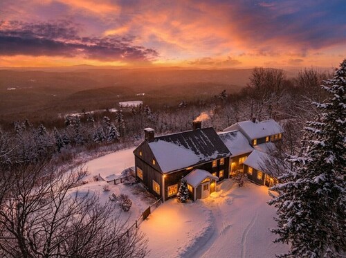 Skybarn Vermont | Pool, 100-Mile Views, Historic Barn