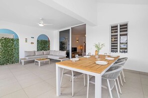 Dining - Kas Myrna with private garden and refreshing pool (Kralendijk)