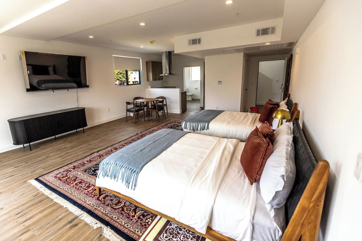 Chambre Double Familiale, vue montagne