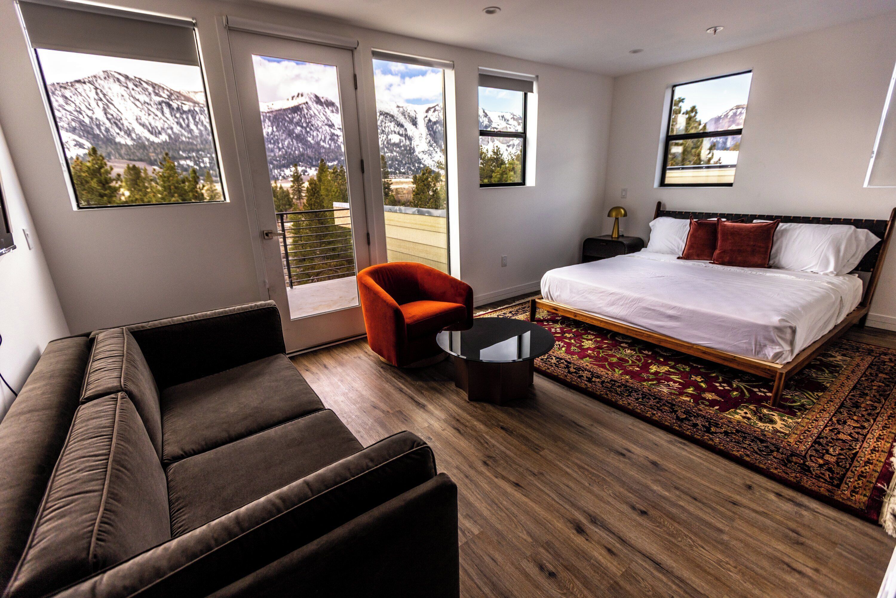 Deluxe-Studiosuite, Balkon, Bergblick