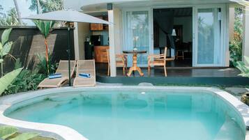 Superior Villa, 1 Bedroom, Private Pool | Desk, free WiFi