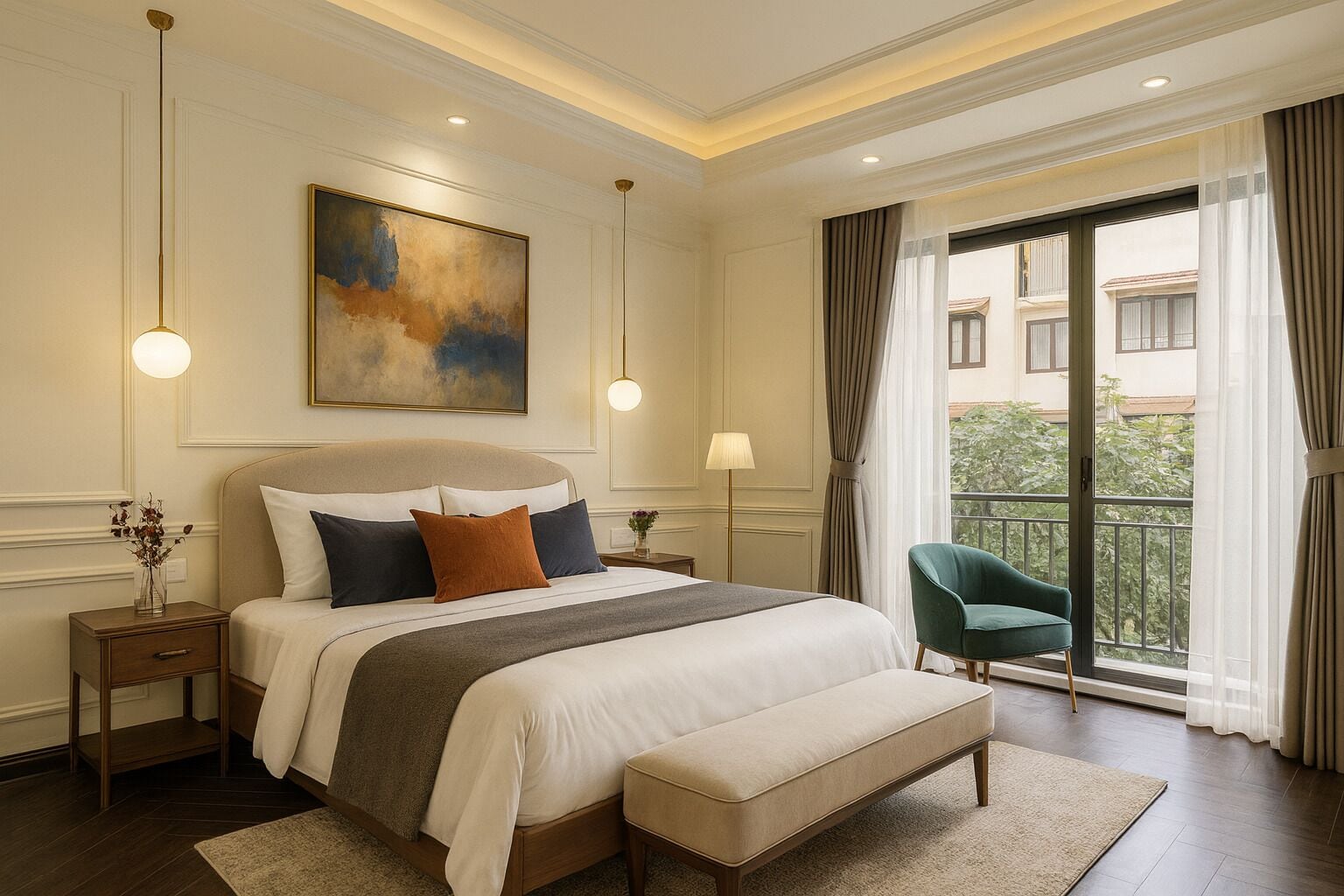 Frette Italian sheets, premium bedding, down comforters