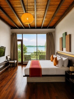 Family Room, Balcony, Lake View | Premium bedding, memory foam beds, minibar, in-room safe - ZEN Koggala Lakefront Boutique Retreat (Harumalgoda)