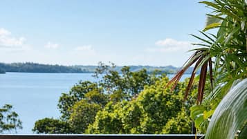Suíte presidencial, sacada, vista para o lago | Banheira de imersão