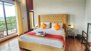 Suíte presidencial, sacada, vista para o lago | Cofres nos quartos, cortinas blackout, quartos à prova de som