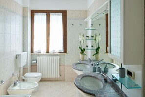 Douche, séchoir à cheveux, bidet