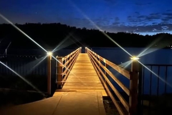Dock at night