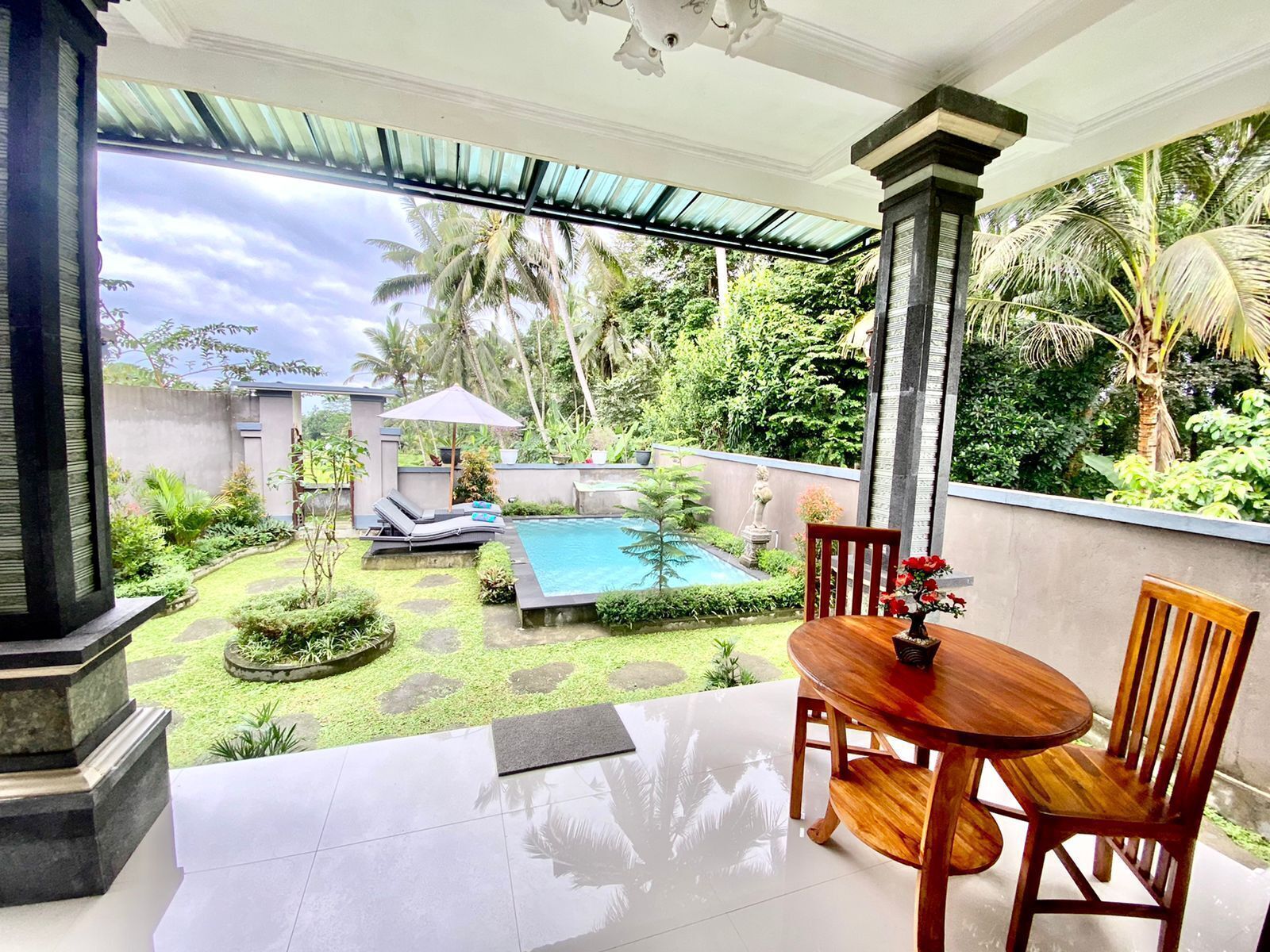 奢华别墅, 1 间卧室, 私人游泳池, 泳池景观 | 鸟瞰图