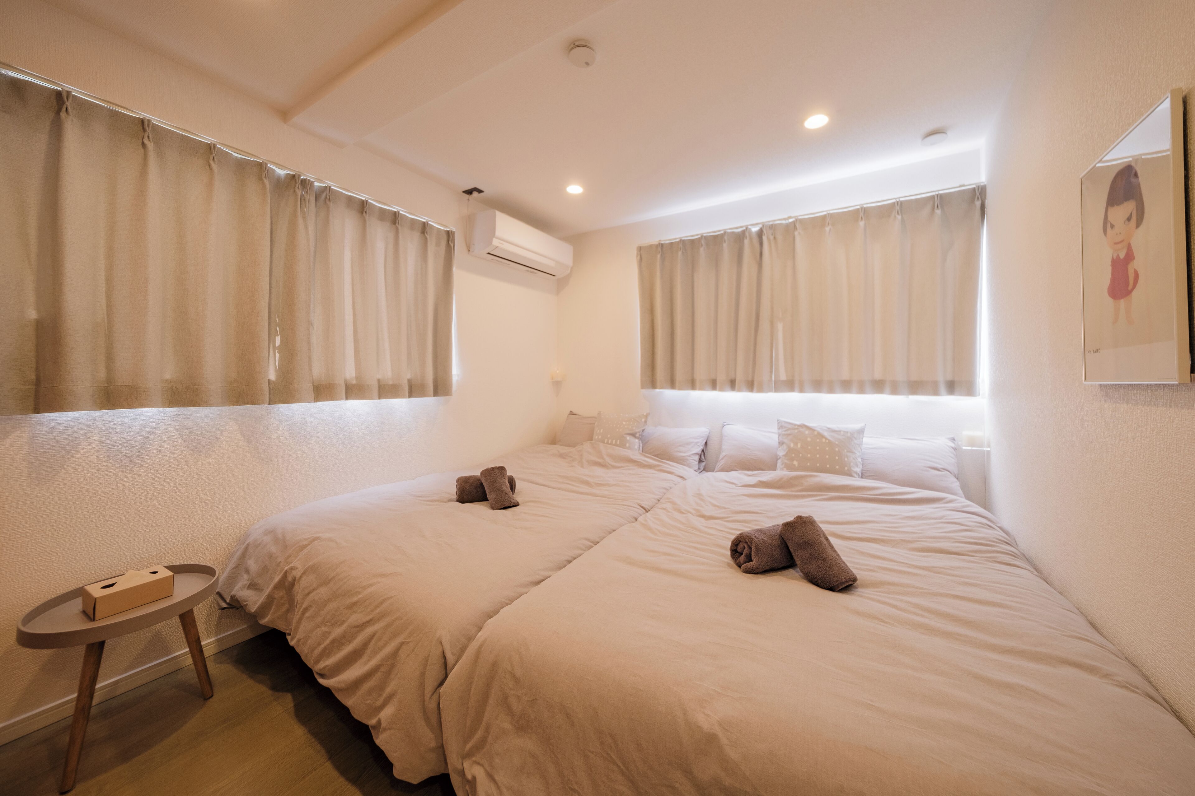 2 室のベッドルーム、デスク、アイロン / アイロン台、WiFi (無料)