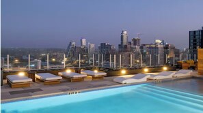 Outdoor pool, a heated pool - Skyline Views Rooftop Infinity Pool Rainey St (Austin)