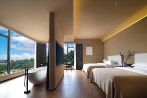 Deluxe-Zweibettzimmer, Bergblick | Ausblick vom Zimmer