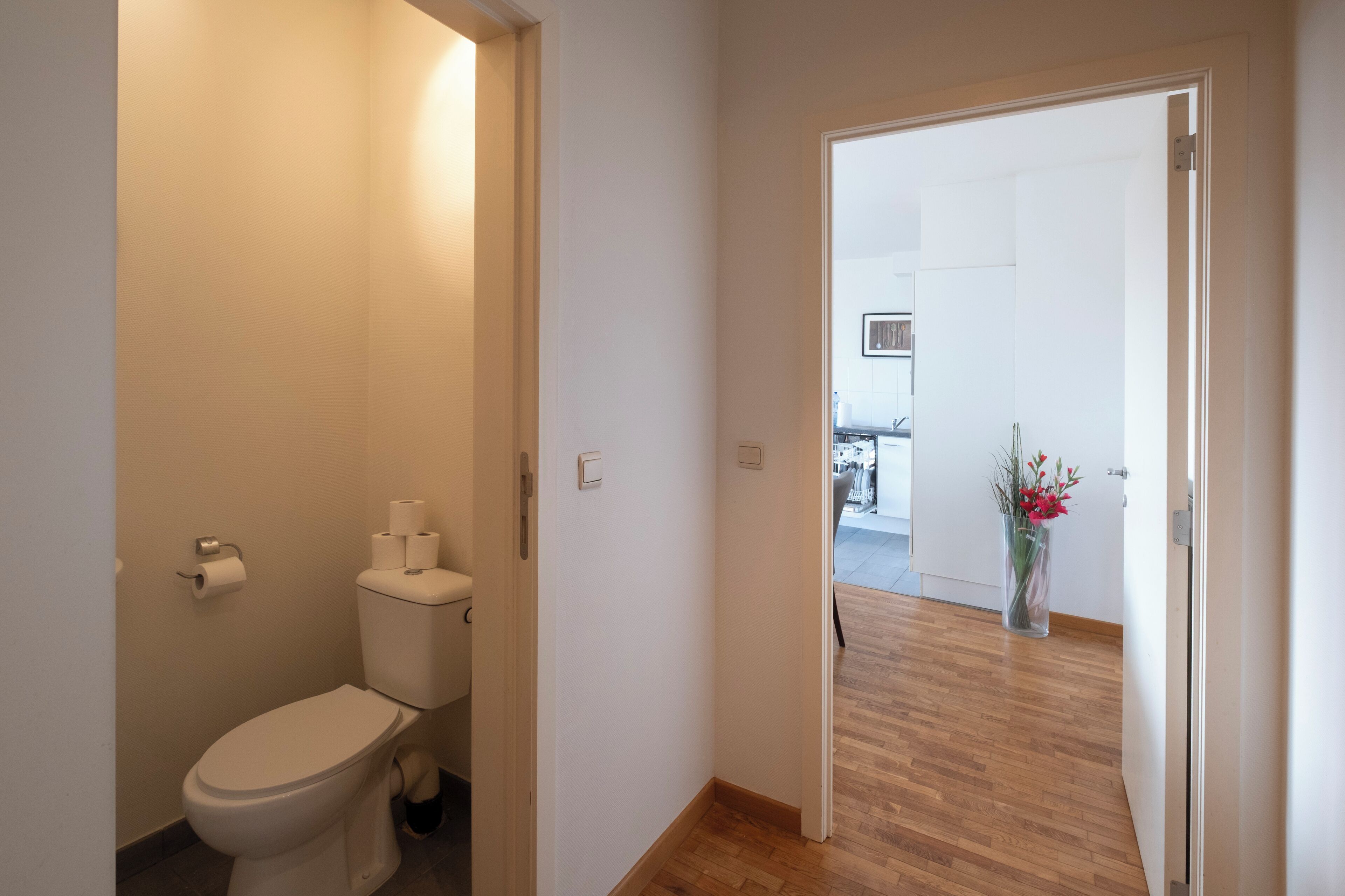 Appartement, uitzicht op de stad | Badkamer