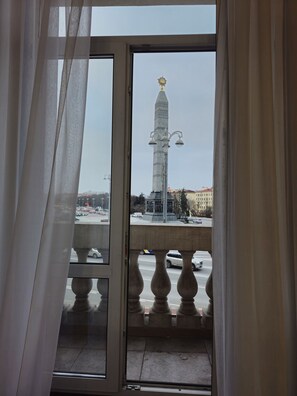 Lyxlägenhet - balkong - utsikt mot staden | Balkong