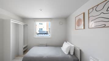 Een strijkplank/strijkijzer, gratis wifi