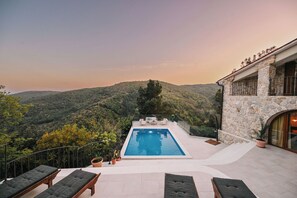 Pool - Villa Bogijeva Cliff House, Stunning View (Rabac)