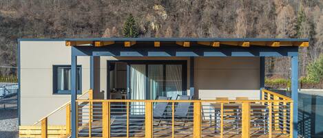 Mobile Unterkunft, Bergblick | Terrasse/Patio