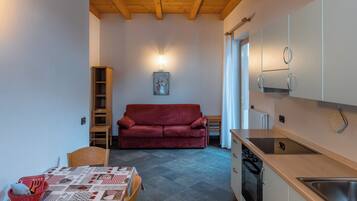 Apartment, Balkon, Bergblick | Eigene Küche