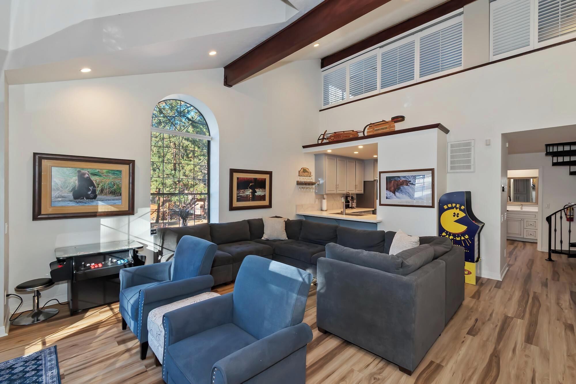 電視、壁爐、電子遊戲