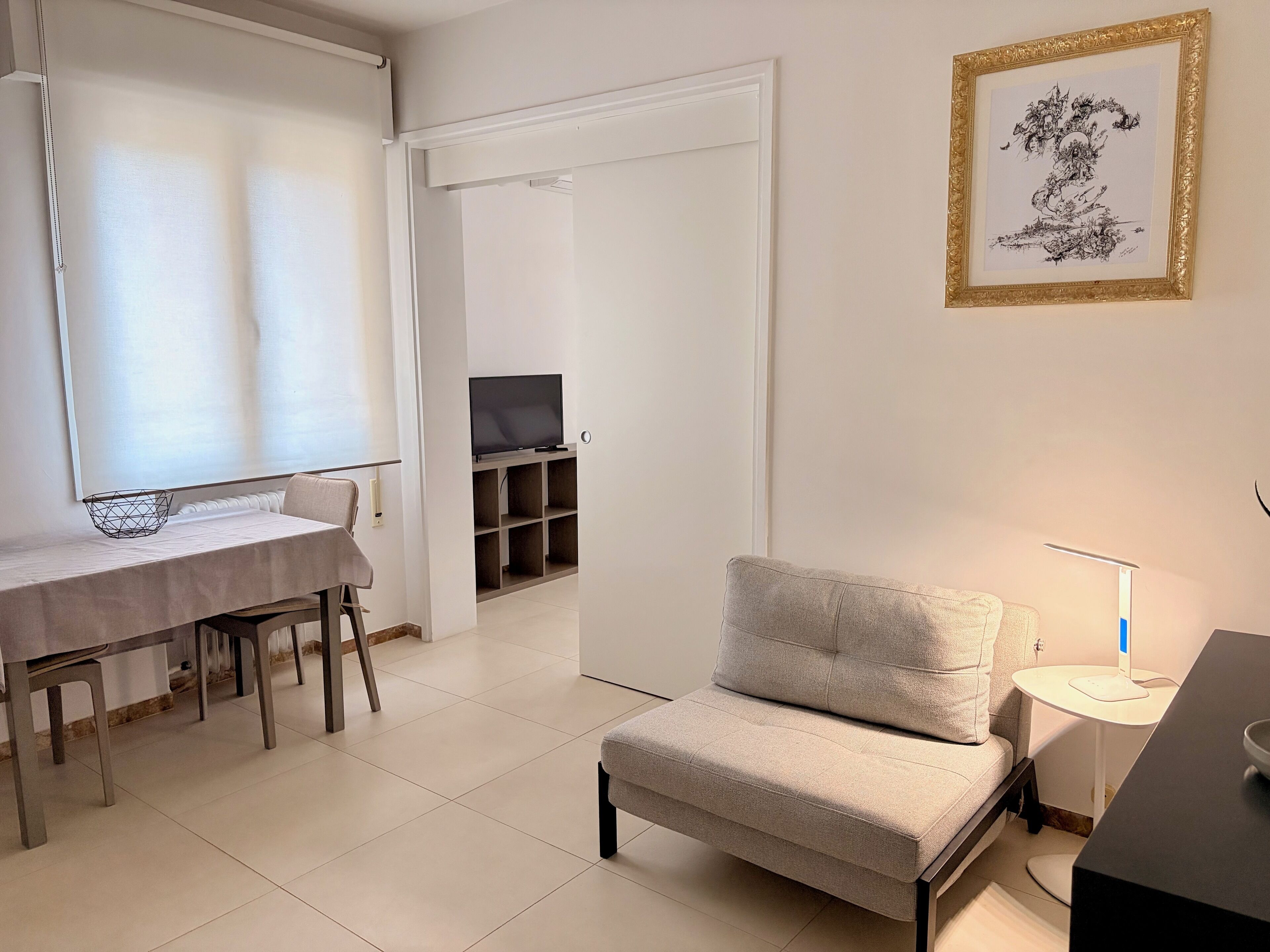 Comfort Apartment, Partial Sea View | Living area