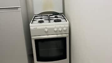 Basic-Apartment | Eigene Küche | Kühlschrank, Mikrowelle, Ofen, Herdplatte