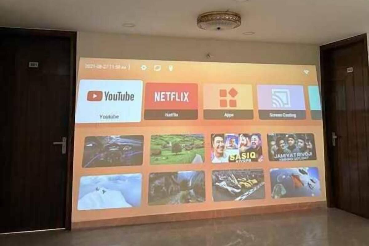 豪華三人房, 無障礙浴缸, 露台 | 客廳 | 電腦螢幕、打印機