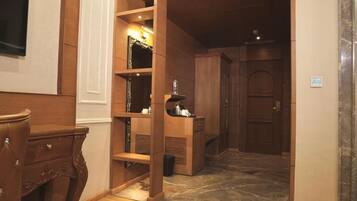 Quarto club, vista para o jardim | Parte interna