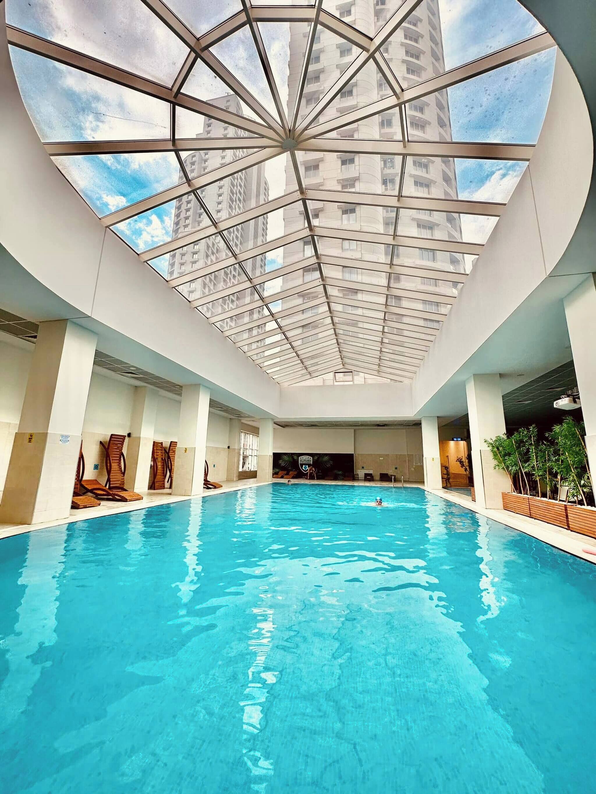 Lejlighed - 1 soveværelse - handicapvenligt - balkon | Pool | Indendørs pool