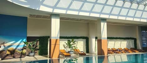 Apartment, 1 Schlafzimmer, barrierefrei, Balkon | Pool | Innenpool