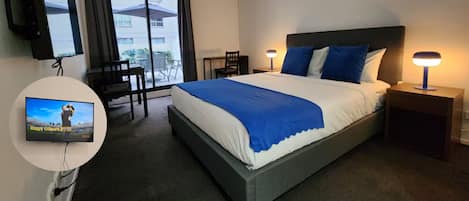 1 soverom, strykejern/-brett, wi-fi (inkludert) og sengetøy