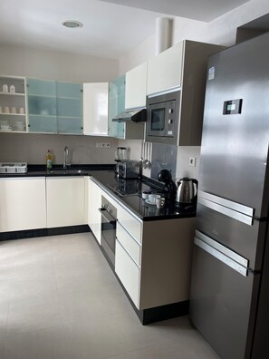 Microwave, oven, dishwasher