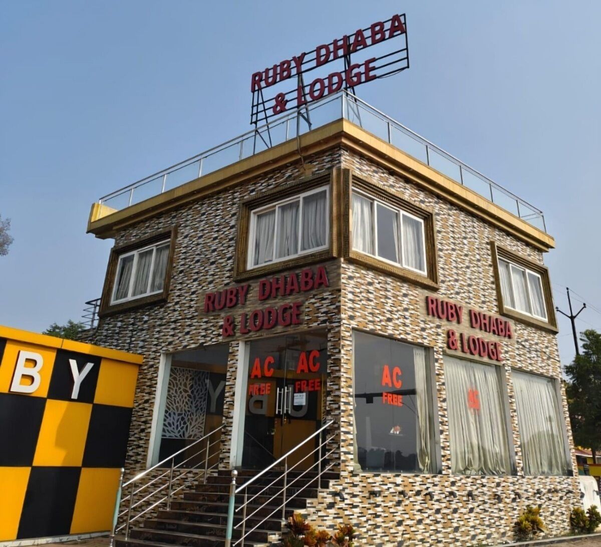 Majoituspaikan julkisivu