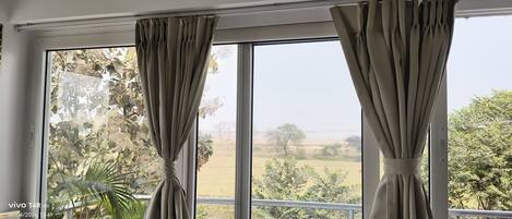 Habitación ejecutiva doble, balcón, vistas al valle | Terraza o patio