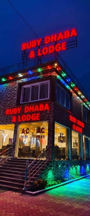 Voorkant van accommodatie