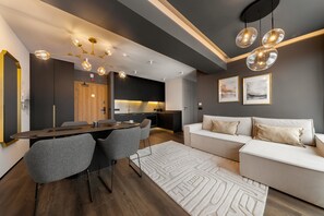 Deluxe Apartment, 2 Bedrooms, Mountain View | Individually decorated, individually furnished, iron/ironing board - Landscape Cyrhla with SPA by BQQK (Zakopane)