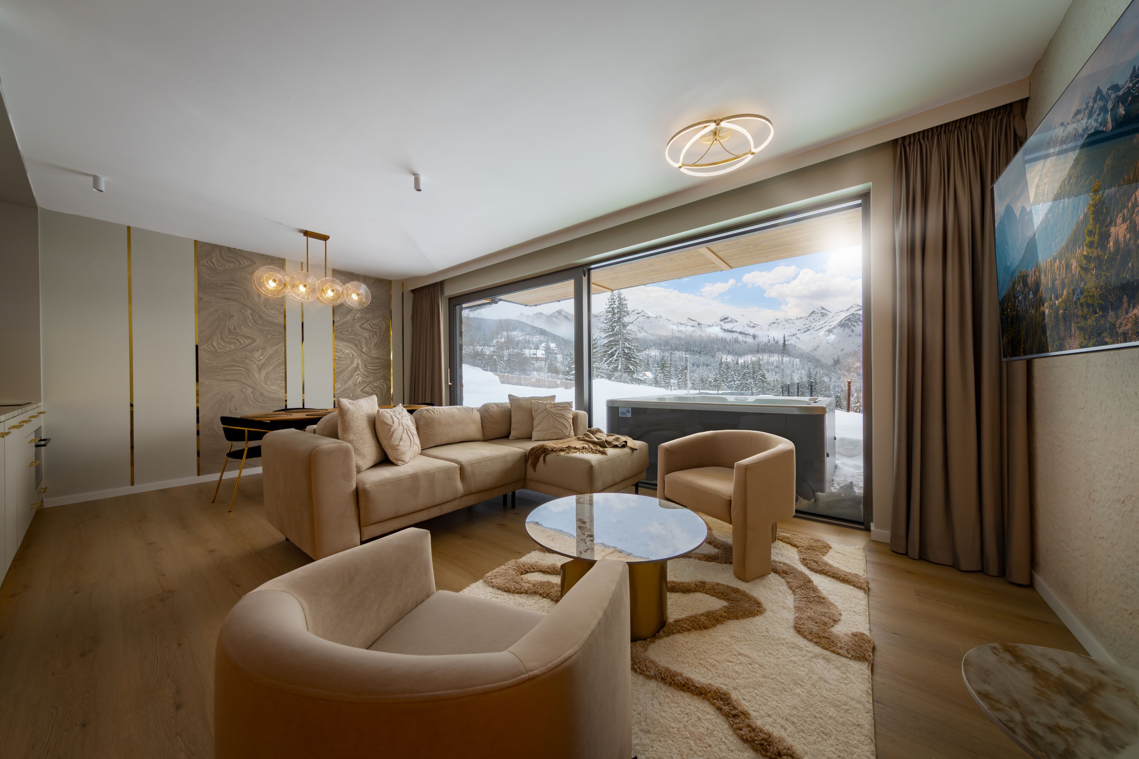 エクスクルーシブ アパートメント 3 ベッドルーム スパ浴槽 マウンテンビュー | マウンテン ビュー