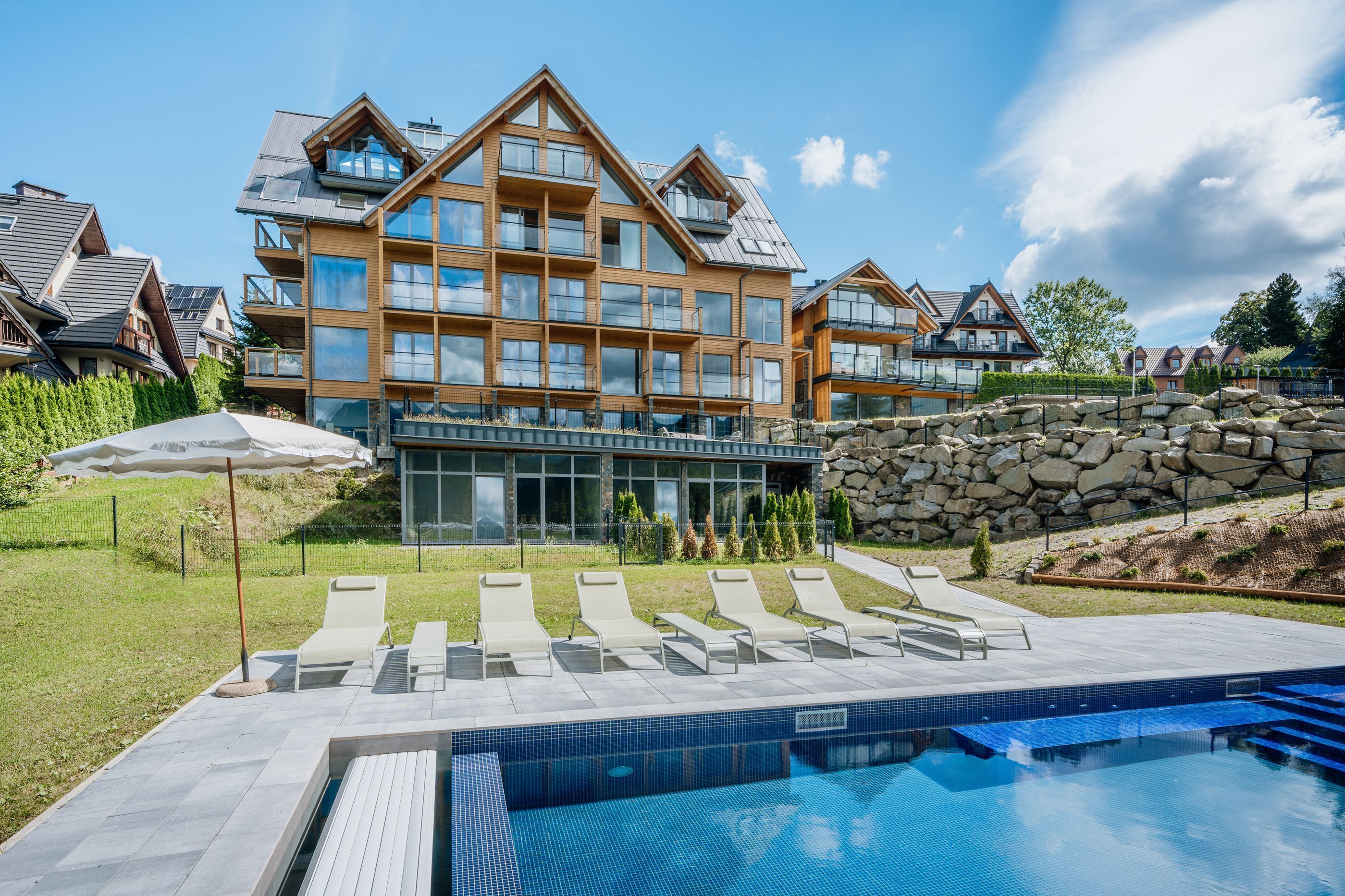 Seasonal outdoor pool