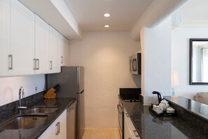 Leilighet, 1 soverom | Eget kjøkken | Kjøleskap og ovn