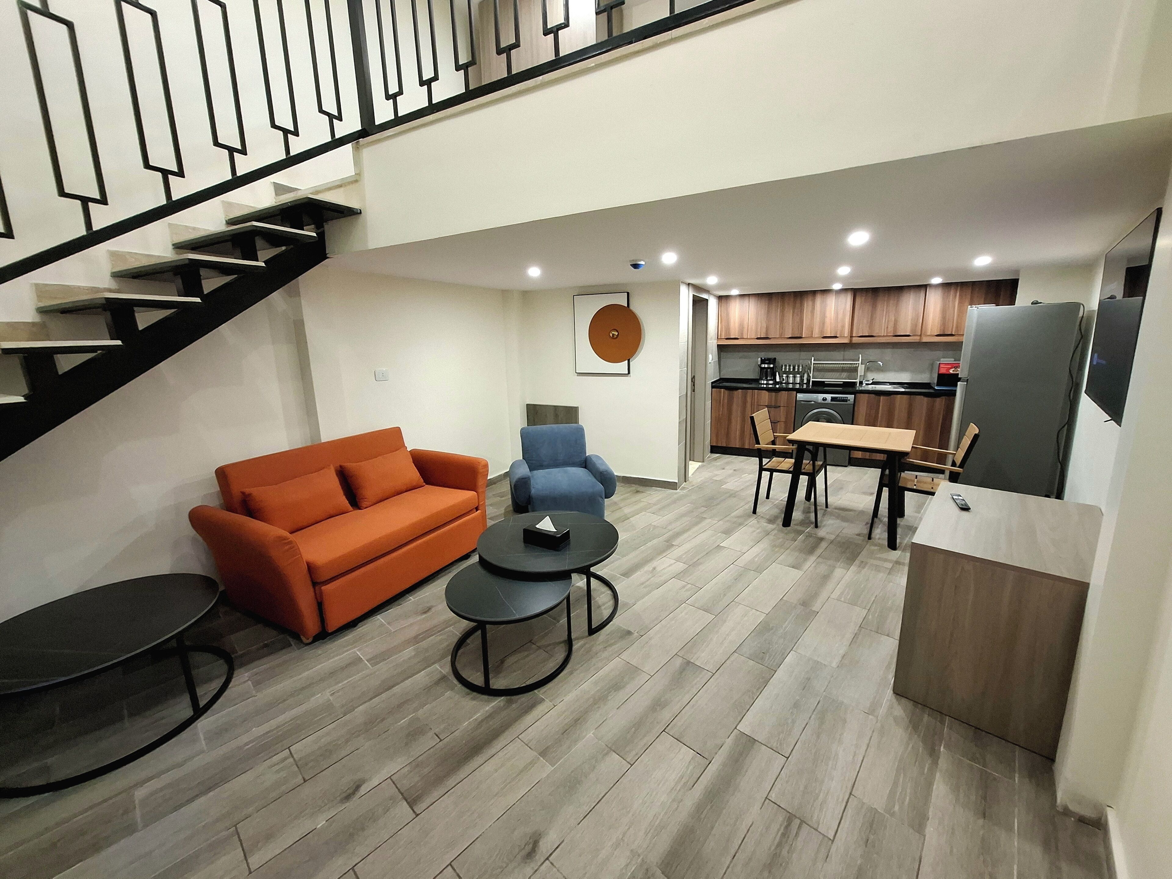 Duplex, City View | Living area