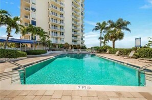Pool - Estero Beach & Tennis Club #801C - Beachfront (Fort Myers Beach)
